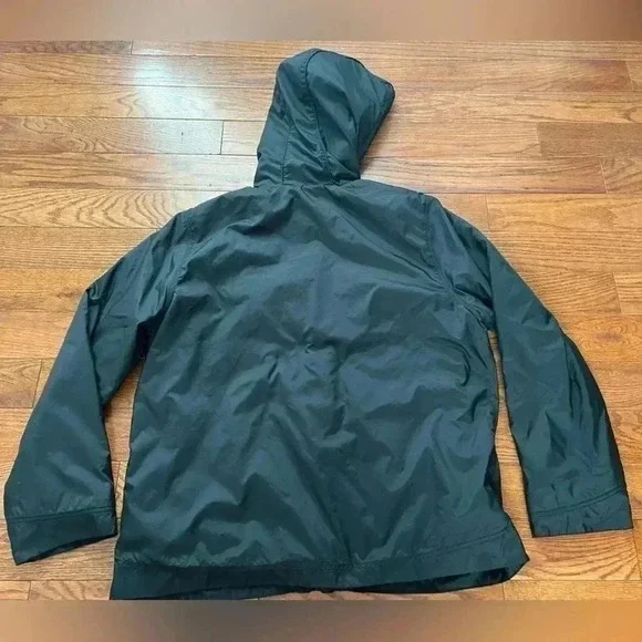 Carhartt Women’s Fleece Lined Hooded Full Zip Nylon Black Jacket Sz L - Picture 2 of 16